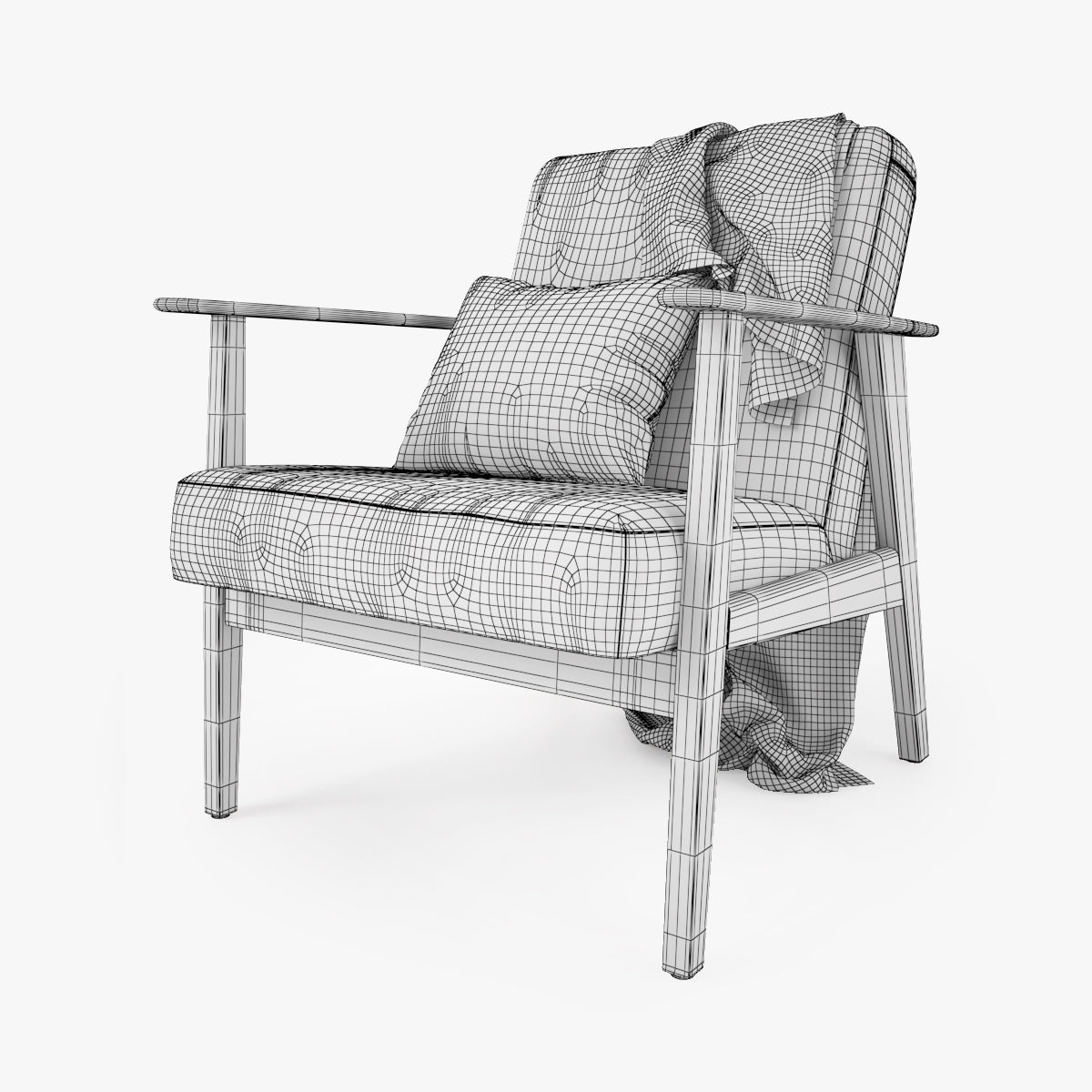 IKEA Ekenaset Chair 3D Model