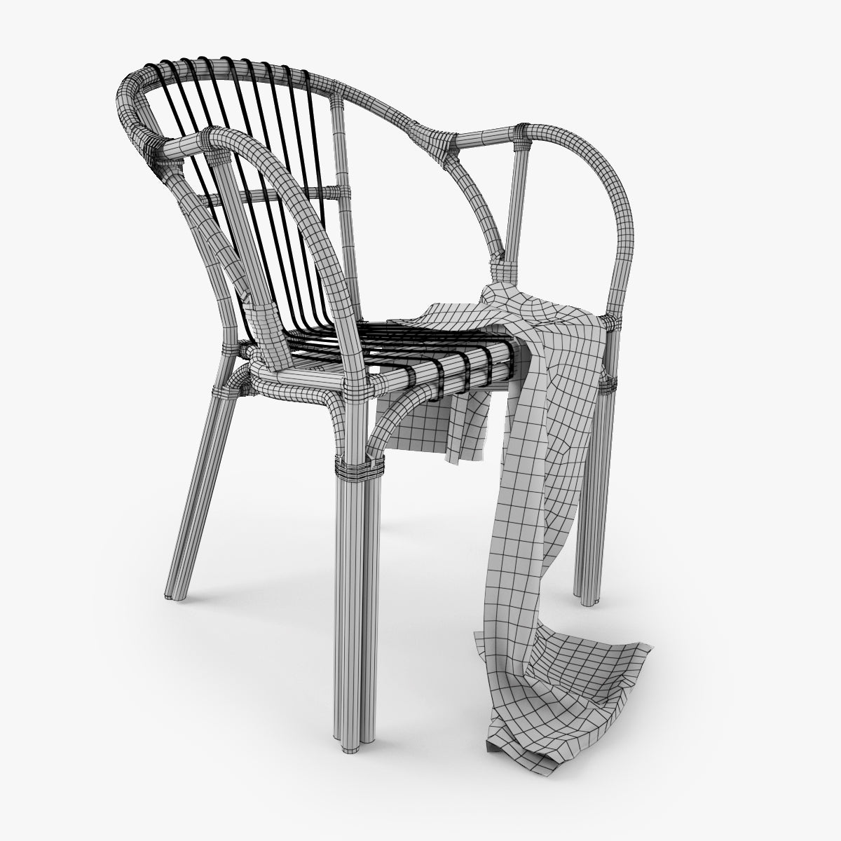 IKEA Holmsel Armchair 3D Model