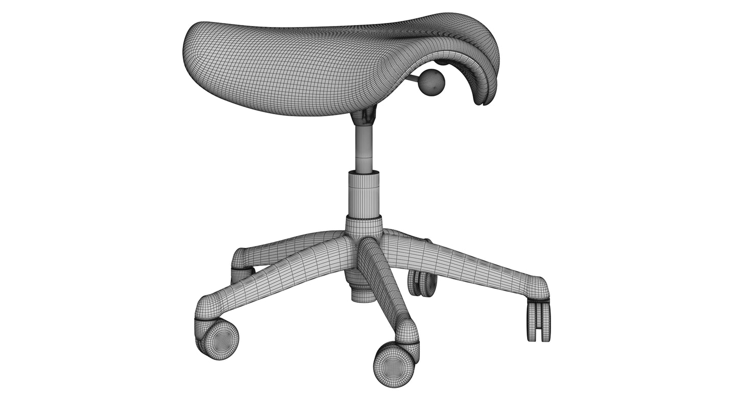 Medical - Saddle Doctor Stool 3D Model