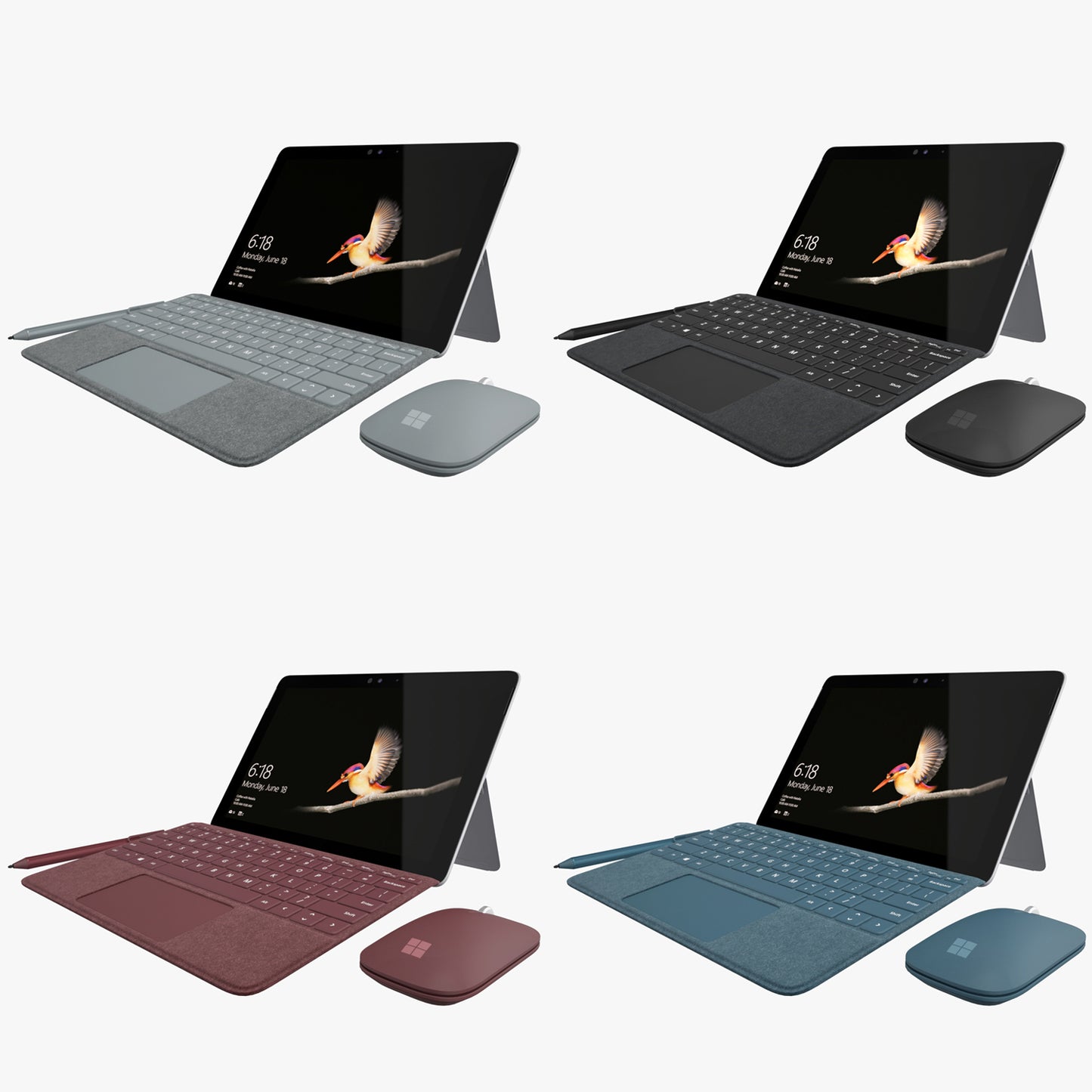 Microsoft Surface Go 3D Model