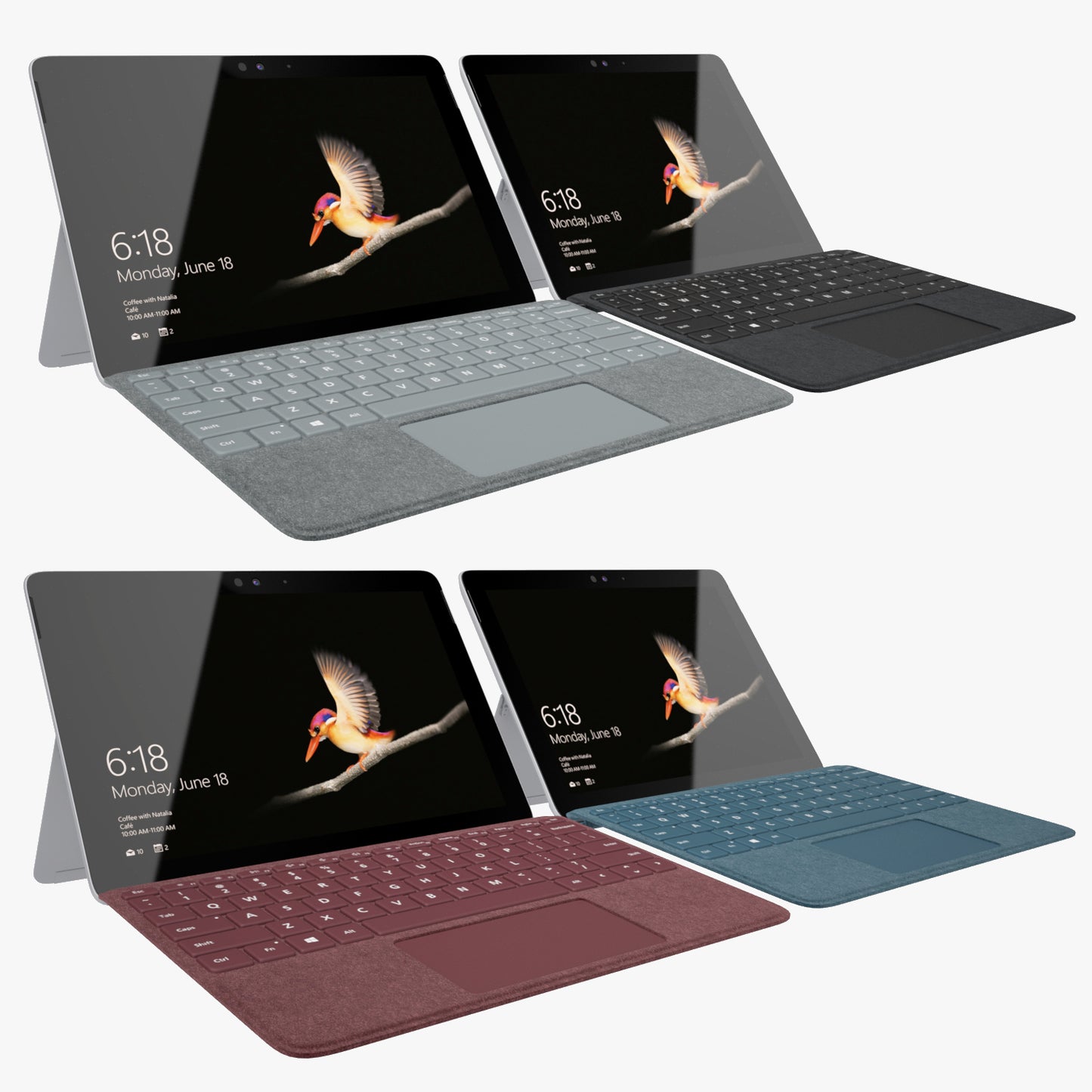 Microsoft Surface Go 3D Model