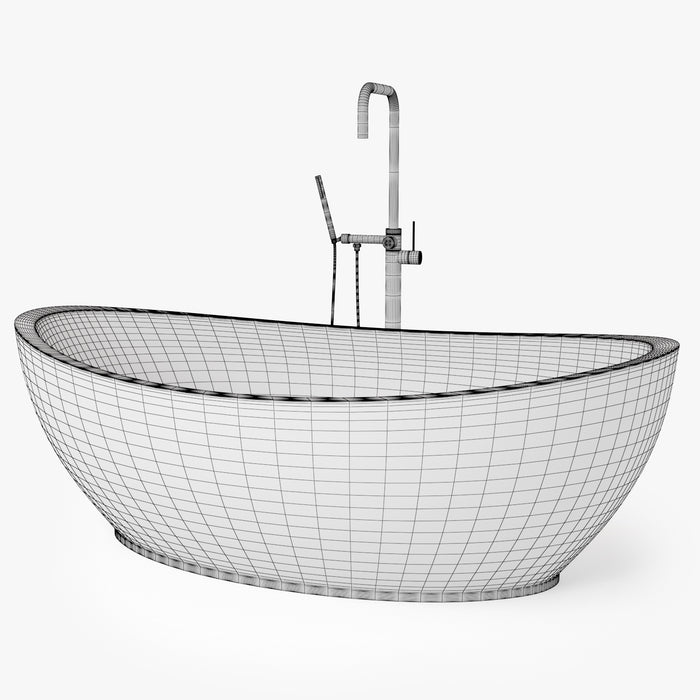 Hydro Systems Picasso Freestanding Bath Tub 3D Model