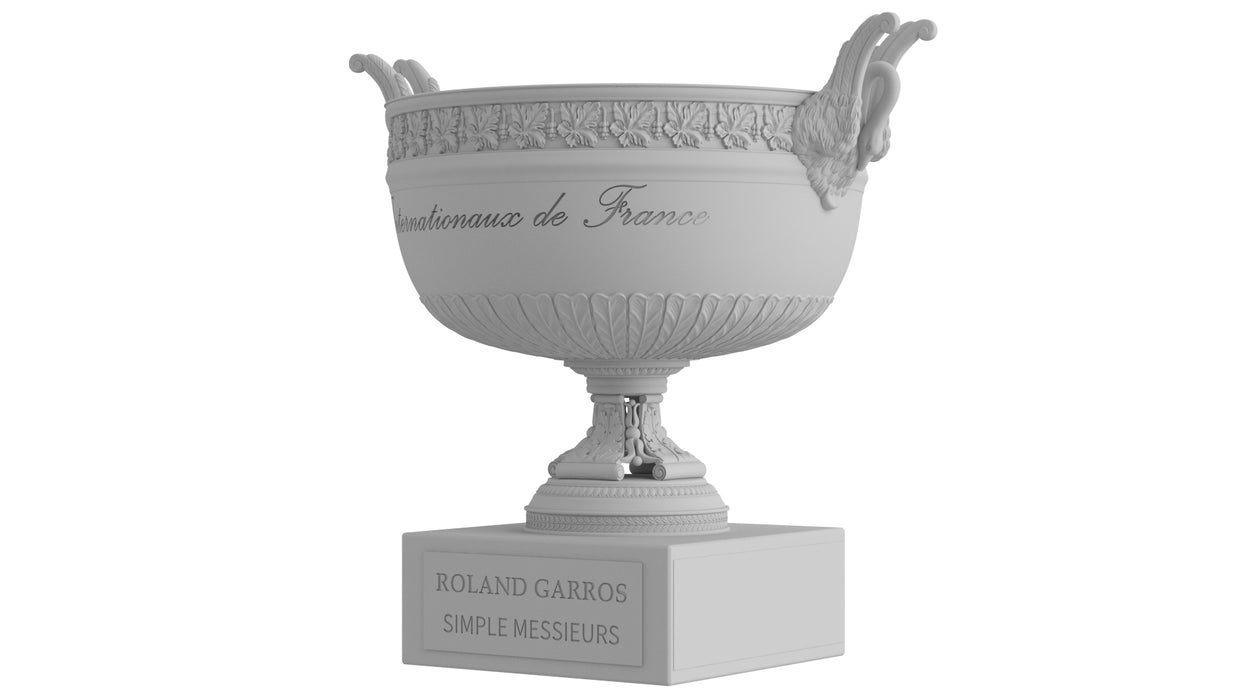 Roland Garros Trophy Musketeers Cup 3D Model