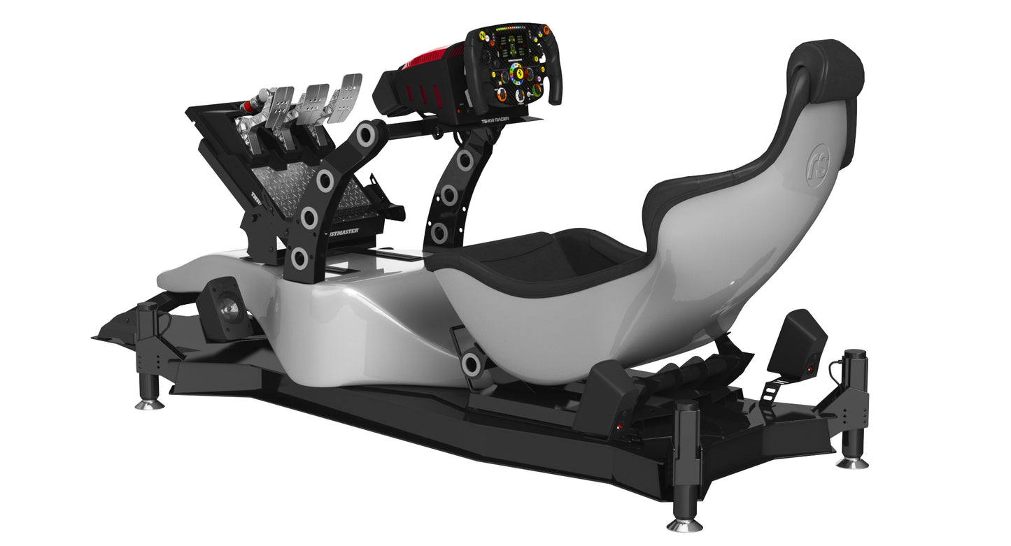 RSeat Formula V2 Racing Simulator Cockpit Triple Display 3D Model
