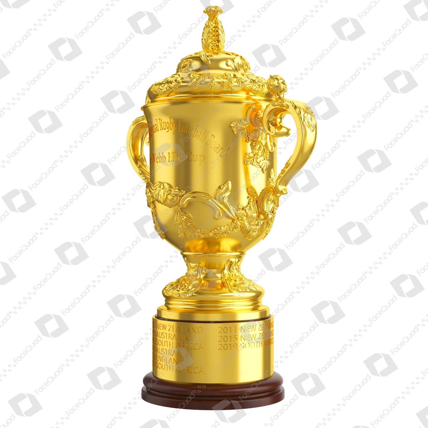 The Webb Ellis Cup Trophy 3D Model