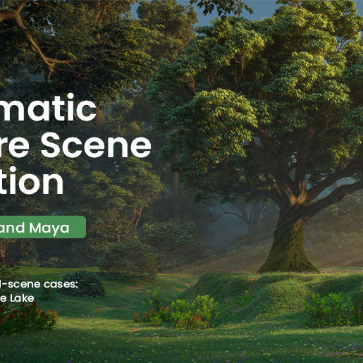 Cinematic Nature Scene Creation in 3ds Max and Maya