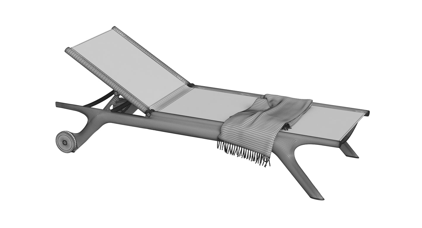 Vondom Africa Sun Lounger 3D Model