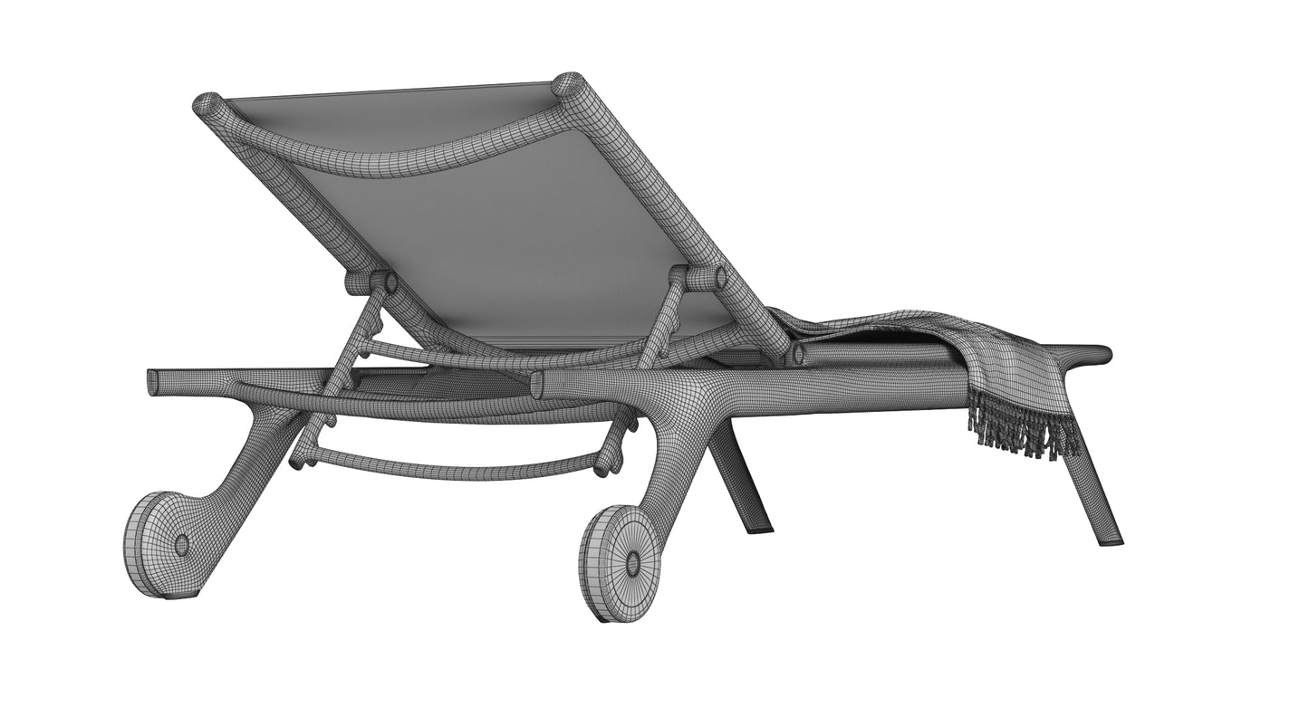 Vondom Africa Sun Lounger 3D Model