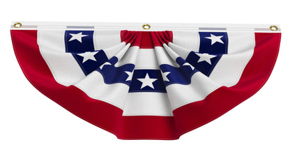 American Flag Bunting Banner Set 3D Model