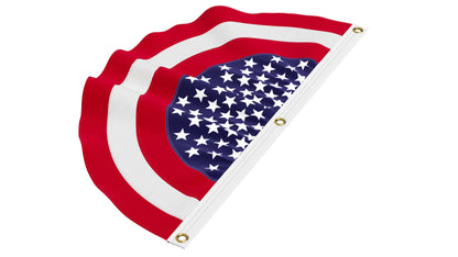 American Flag Patriotic Bunting 3D Model