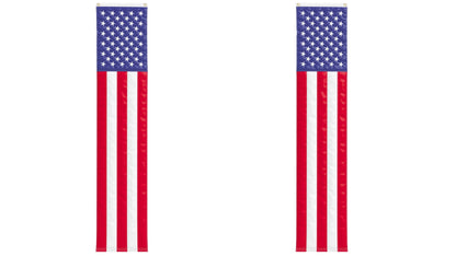 American Flag Pulldown Set 3D Model