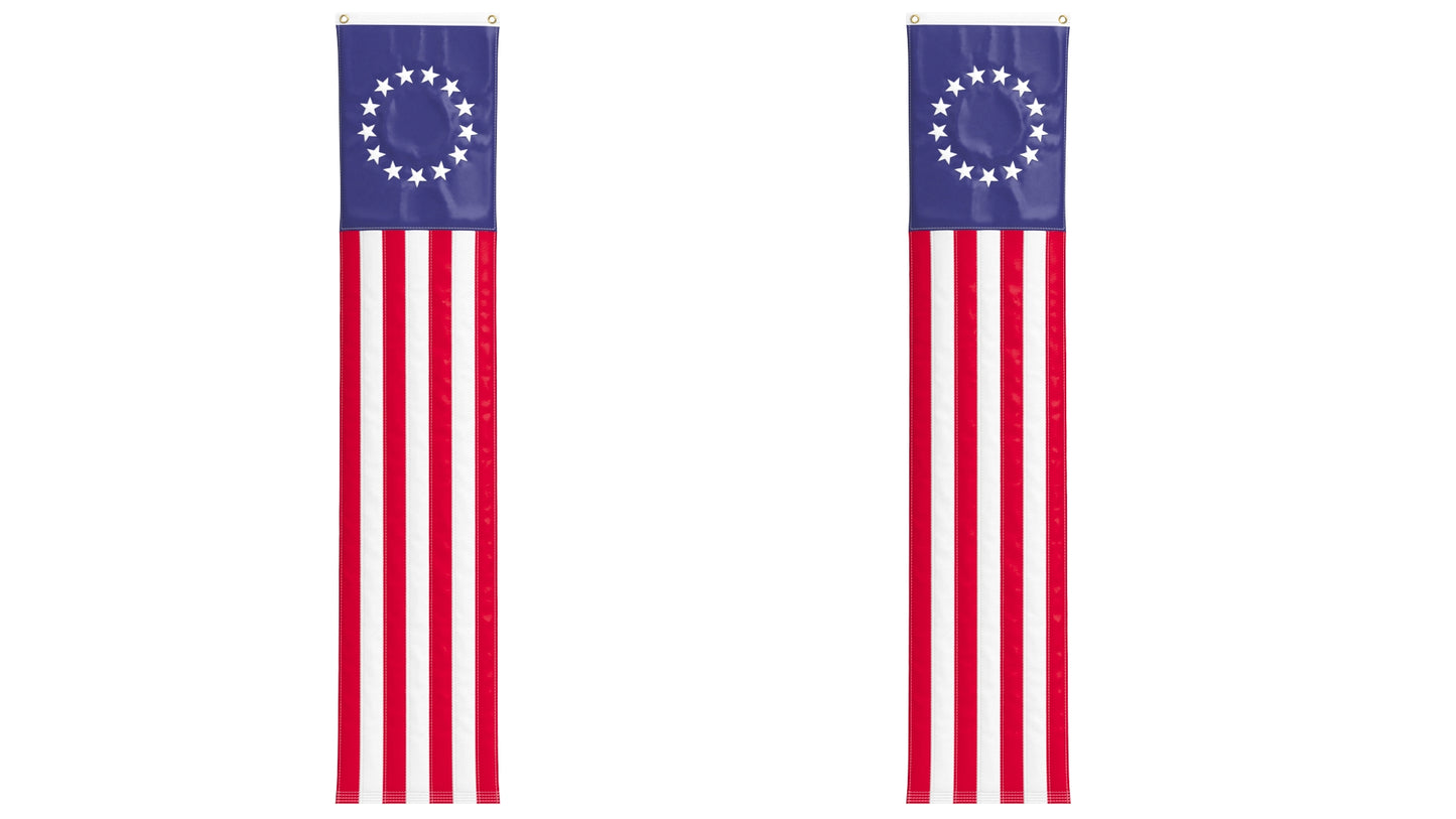 American Flag Pulldown Set 3D Model