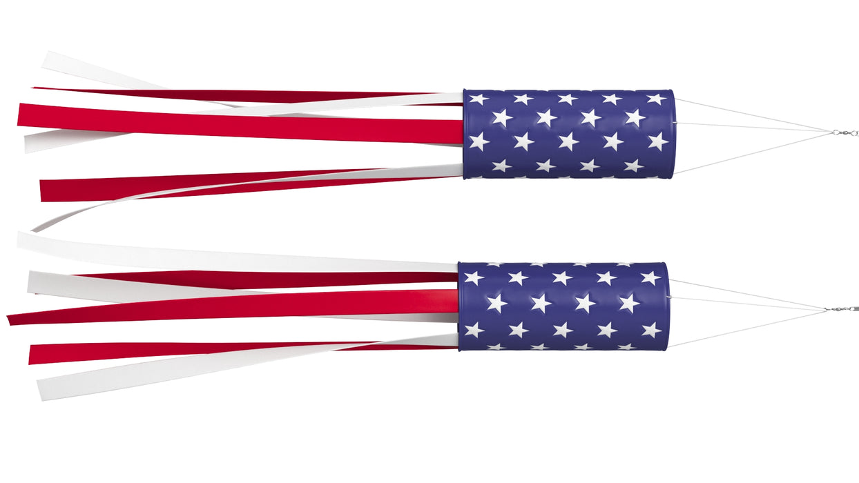 American Flag Windsock 3D Model