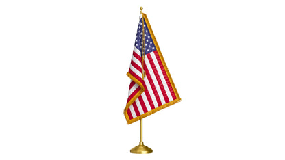 American Table Flag 3D Model