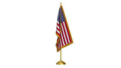 American Table Flag 3D Model