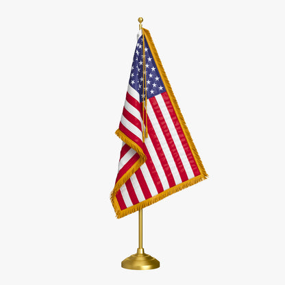 American Table Flag 3D Model