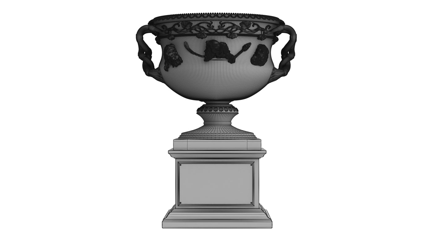 Australian Open Men Singles Trophy 3D Model