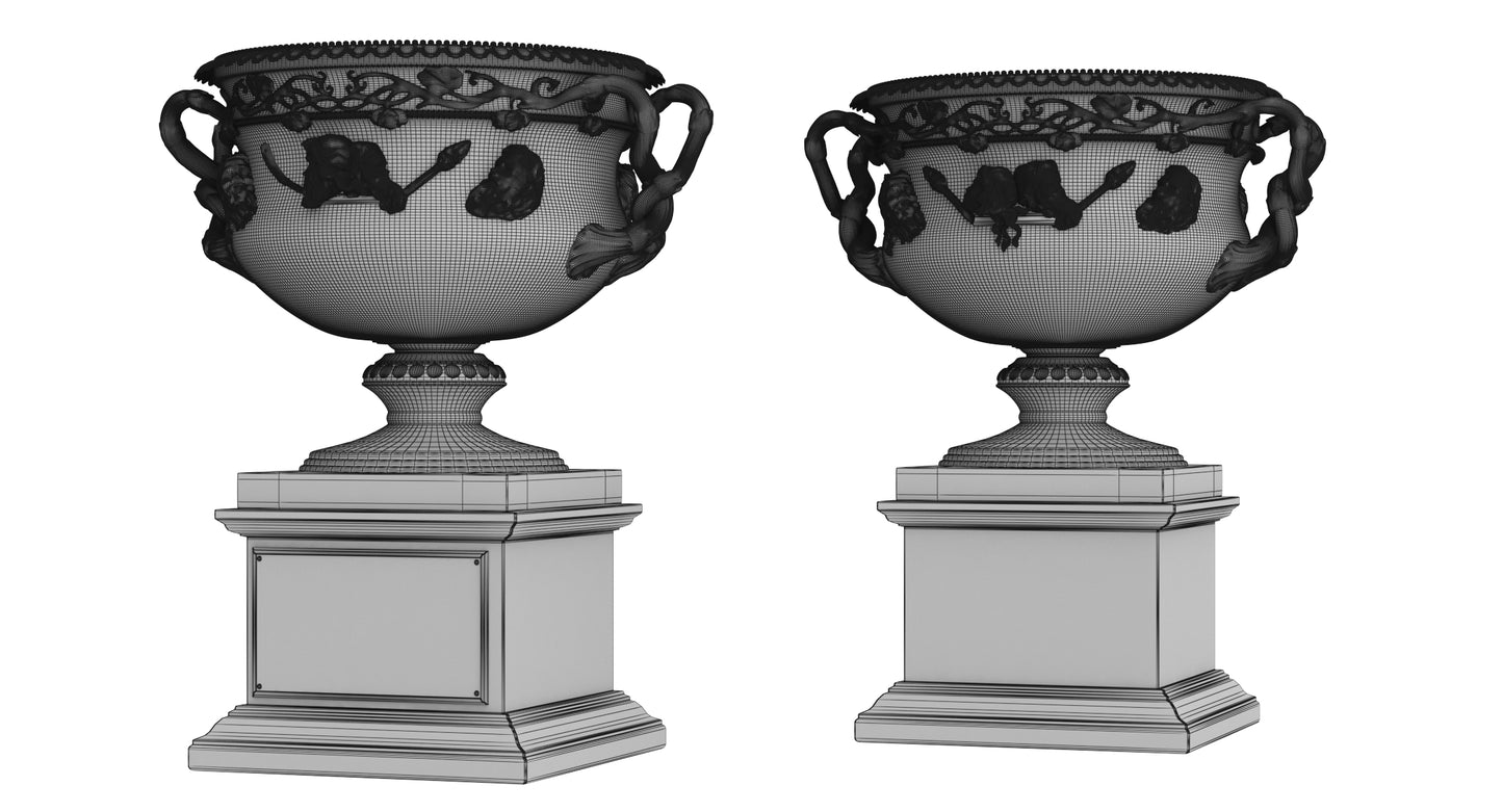 Australian Open Men Singles Trophy 3D Model