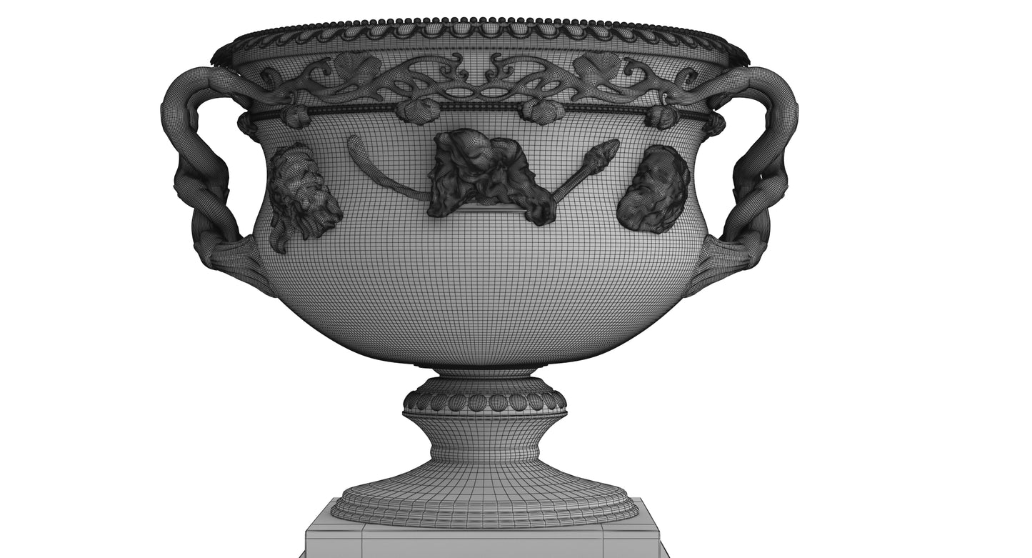 Australian Open Men Singles Trophy 3D Model