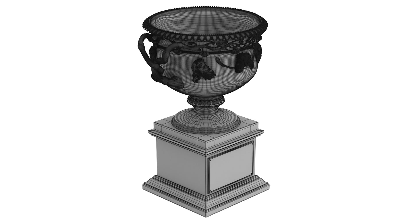 Australian Open Men Singles Trophy 3D Model