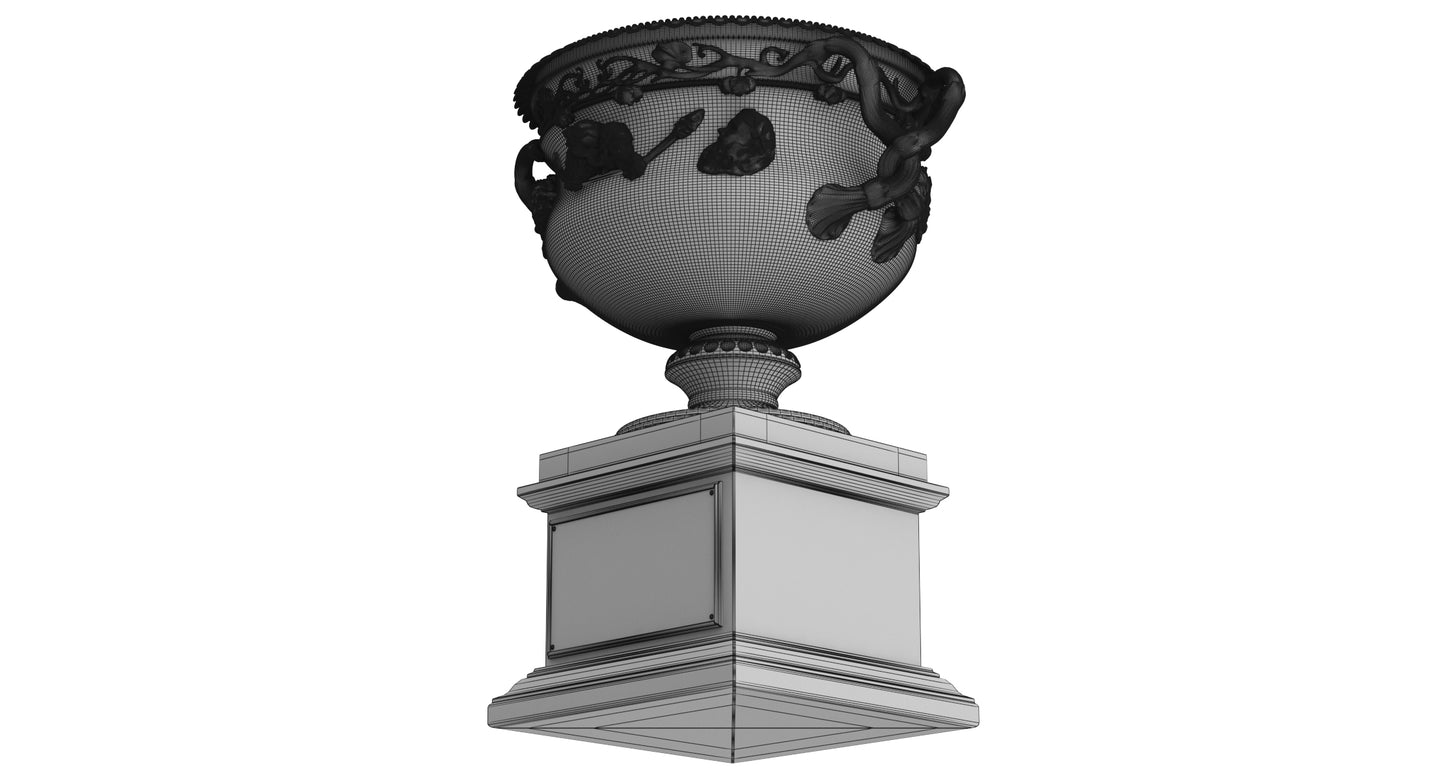 Australian Open Men Singles Trophy 3D Model