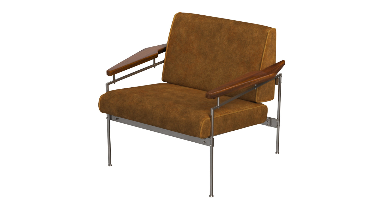 Beto Lounge Armchair 3D Model