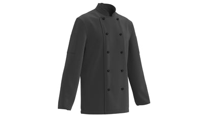 Black Chef Jacket 3D Model