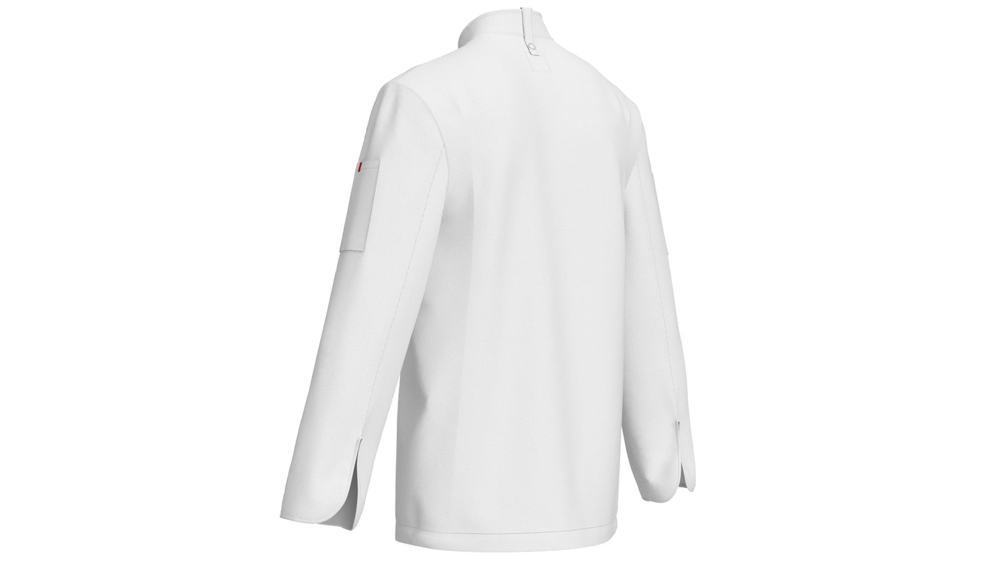 White Chef Jacket 3D Model