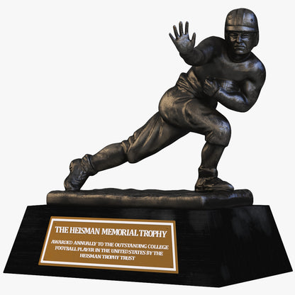 Black Heisman Memorial Trophy Award 3D Model