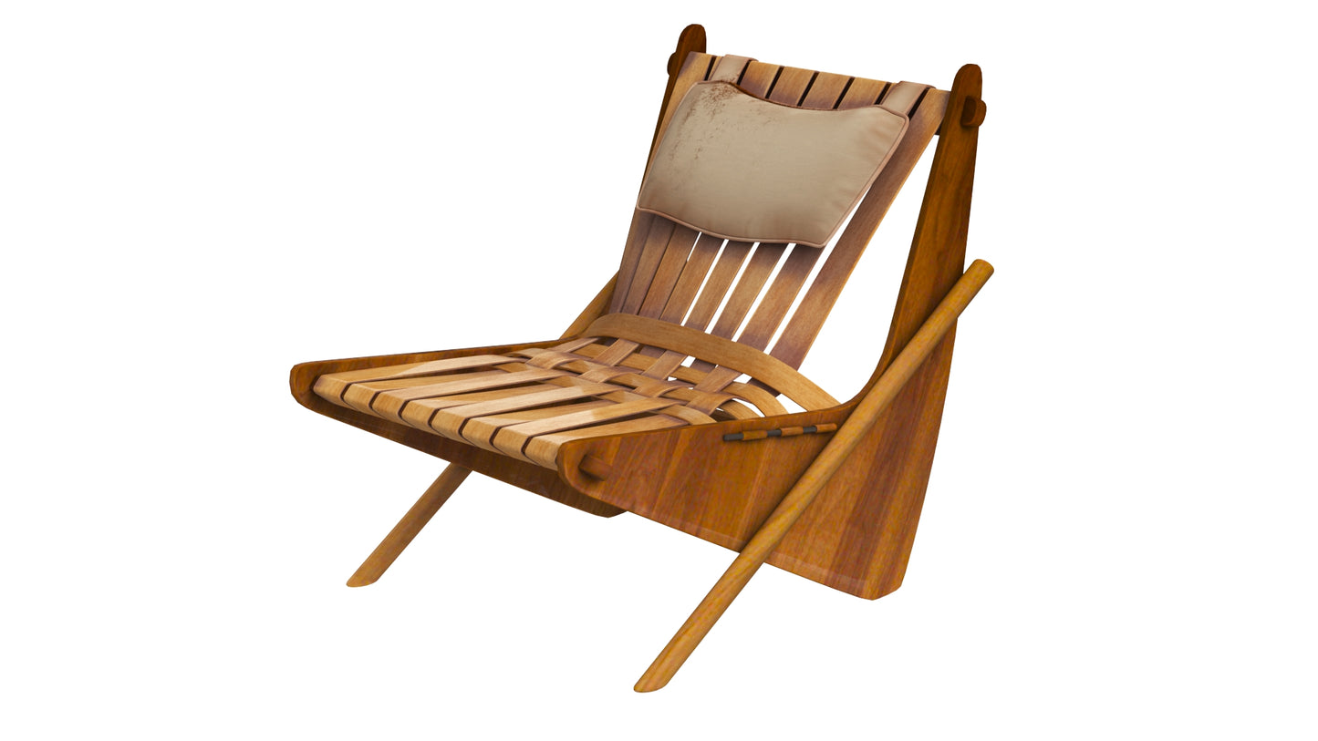 Boomerang Chair by Richard Neutra 3D Model