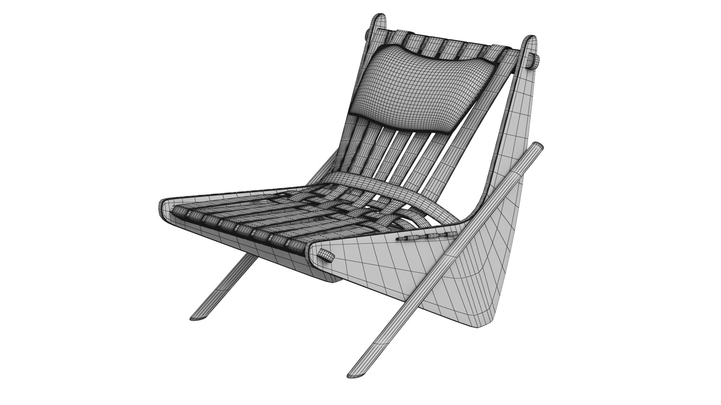 Boomerang Chair by Richard Neutra 3D Model