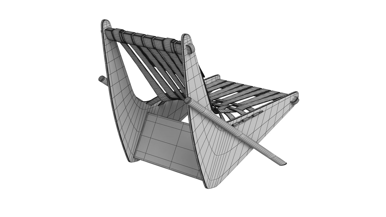 Boomerang Chair by Richard Neutra 3D Model