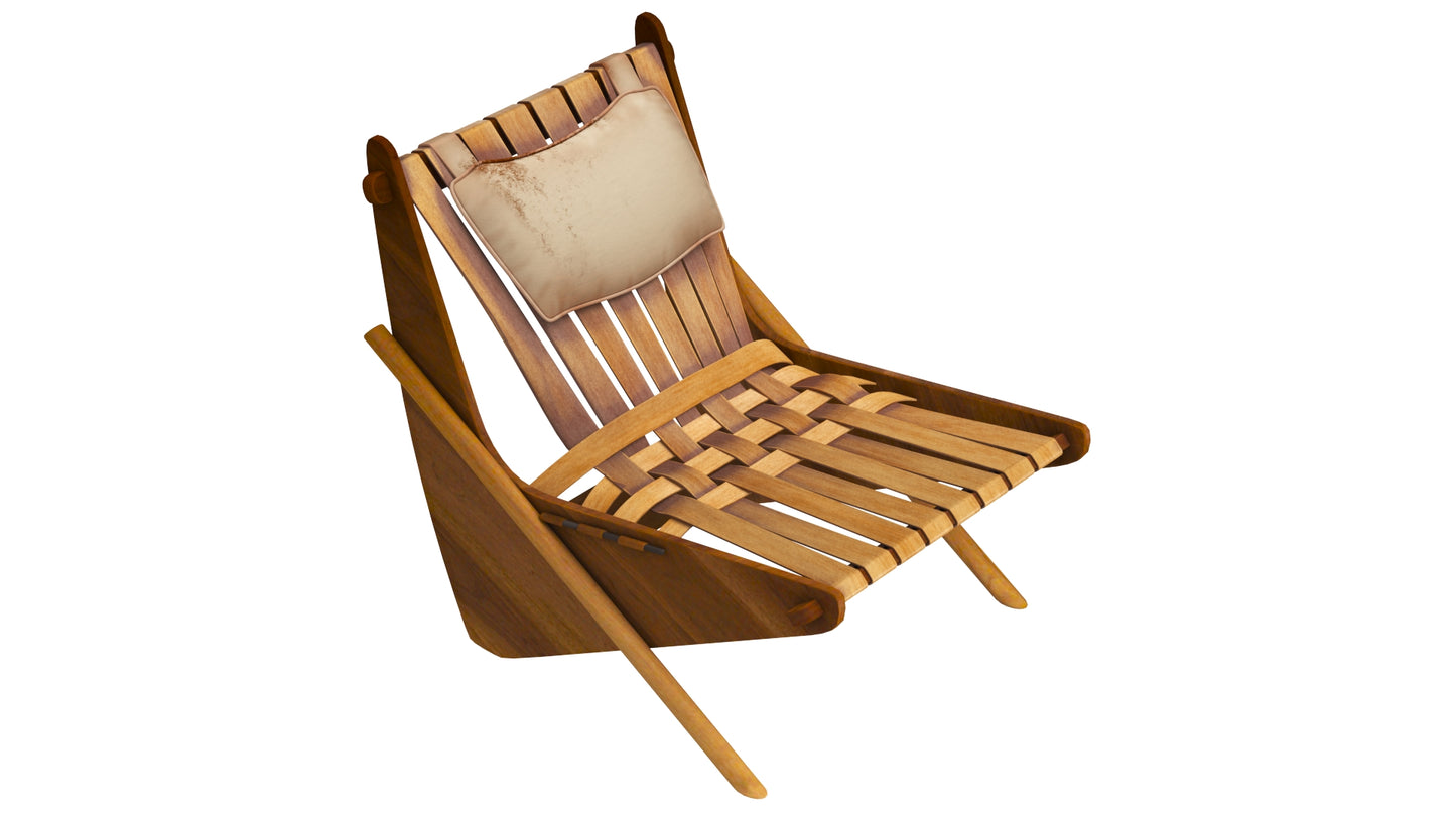 Boomerang Chair by Richard Neutra 3D Model