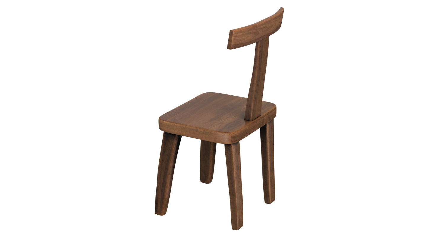 Brutalist T Chair Set 3D Model