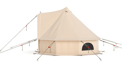 Canvas Glamping Bell Tent 3D Model