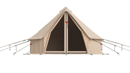 Canvas Glamping Bell Tent 3D Model