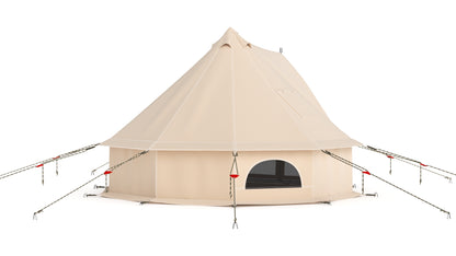 Canvas Glamping Bell Tent 3D Model