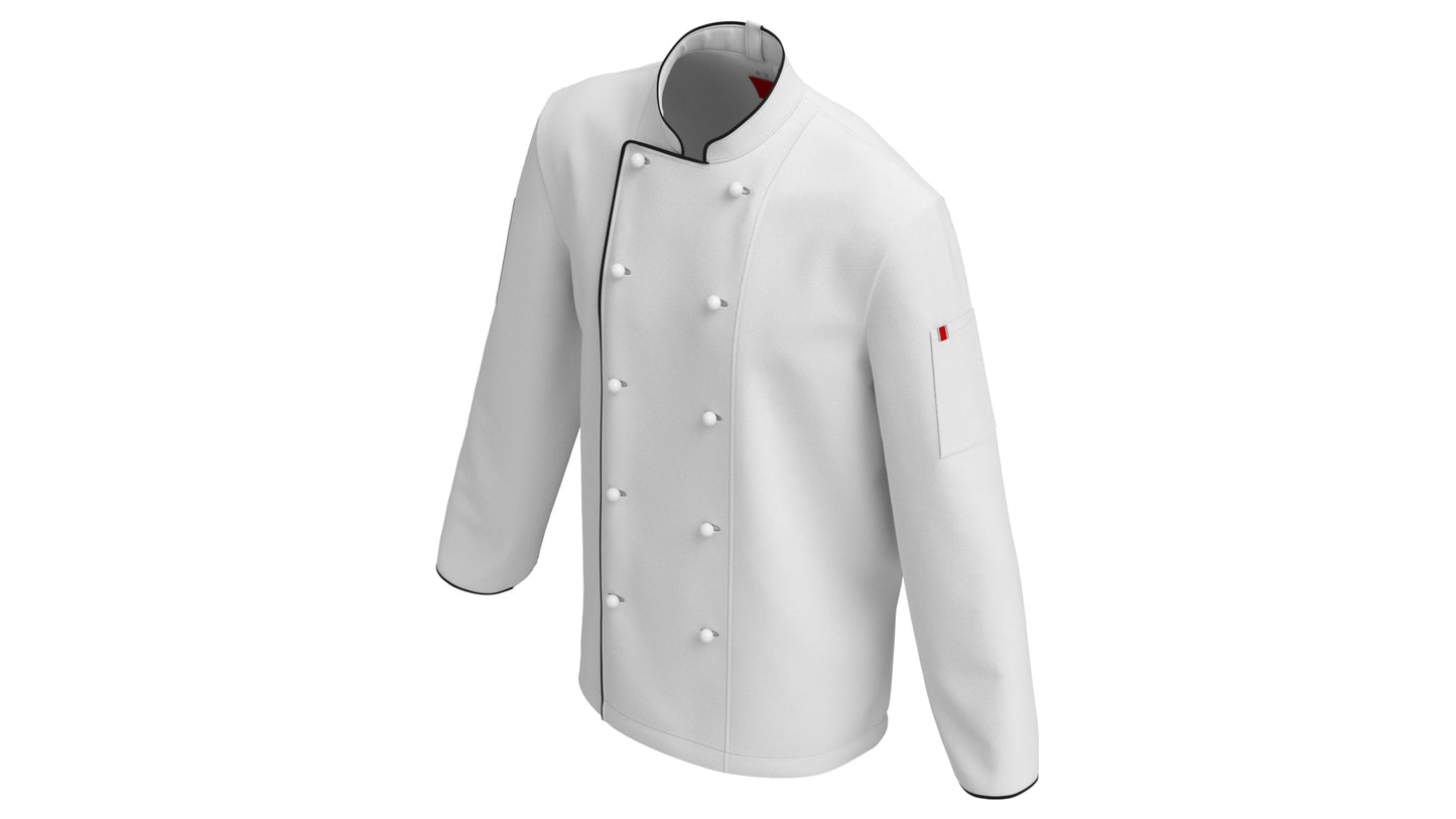 Chef Jacket Collection 3D Model