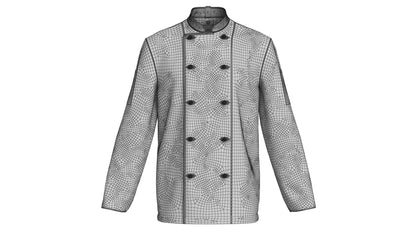 Chef Jacket Collection 3D Model