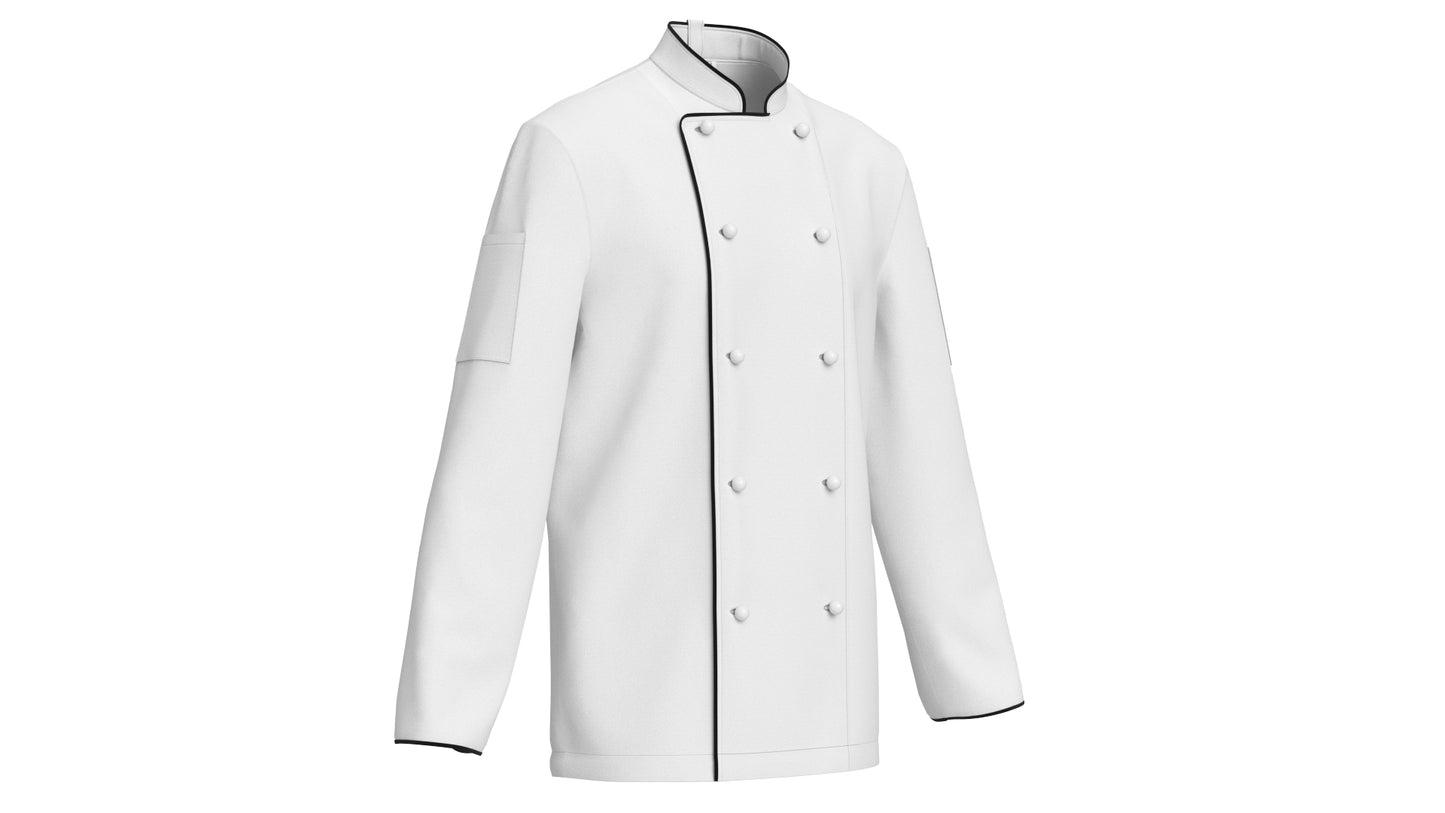 Chef Jacket Collection 3D Model