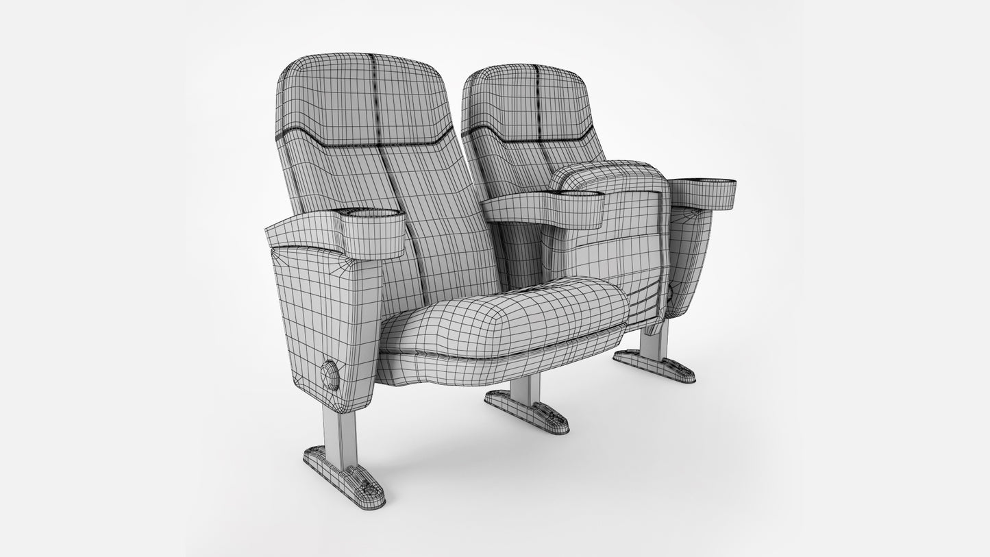 Cinema Chairs Collection 3D Model