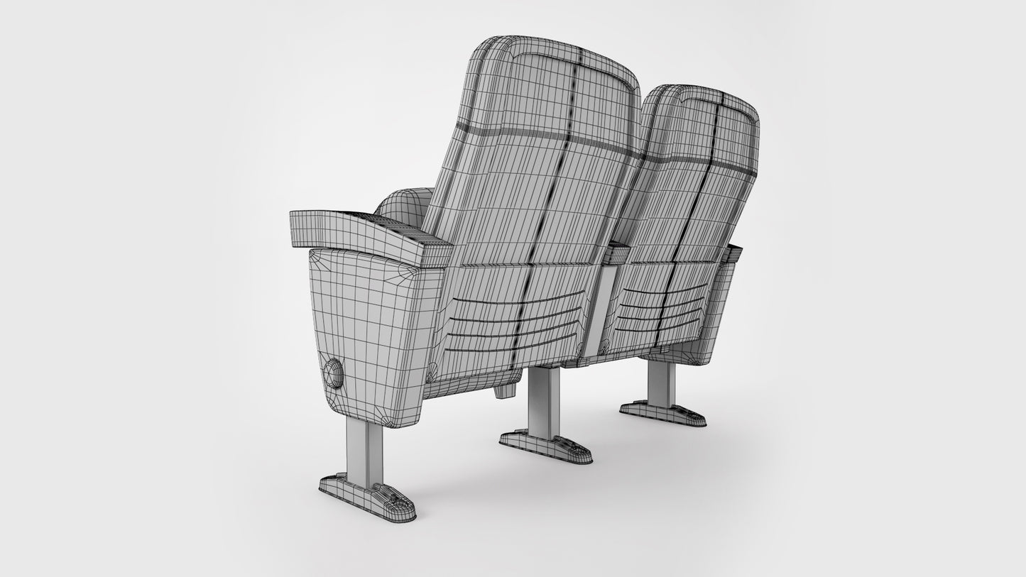 Cinema Chairs Collection 3D Model