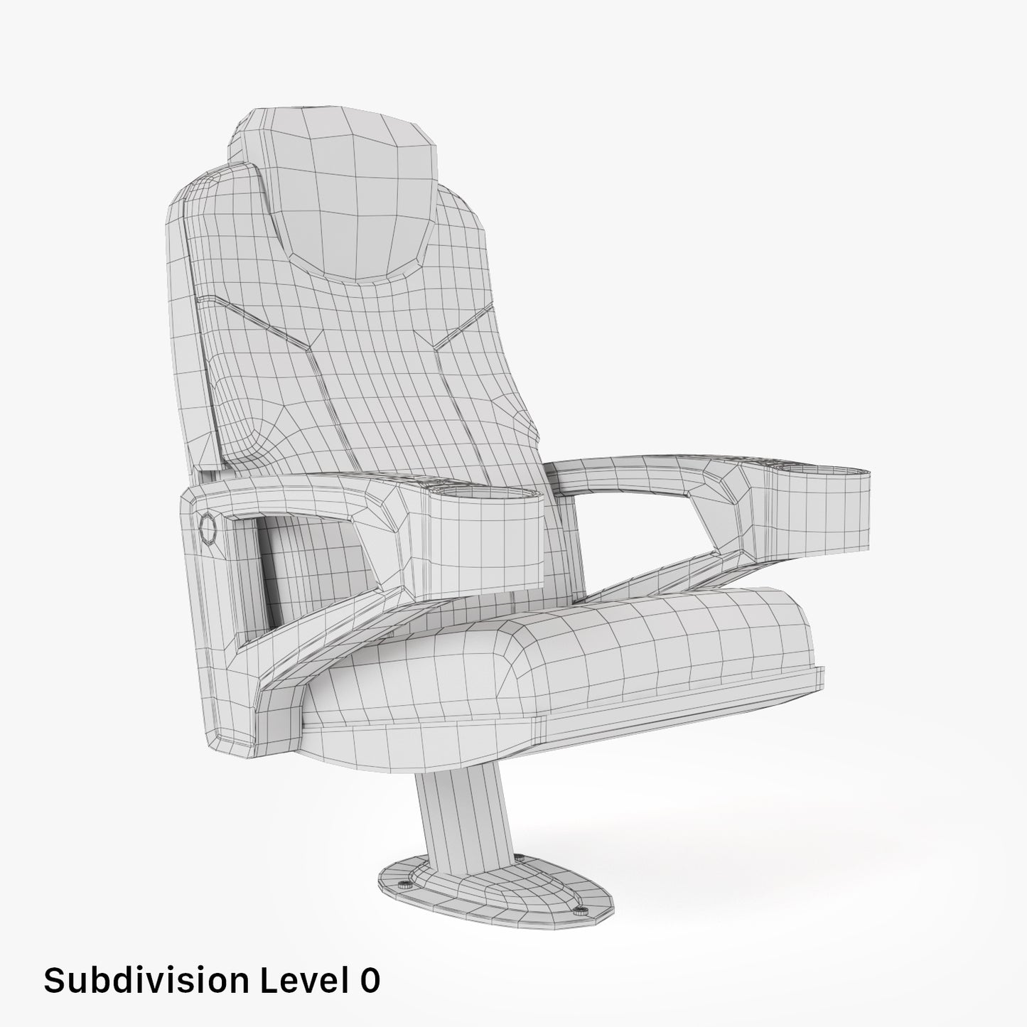 Cinema Chairs Collection 3D Model