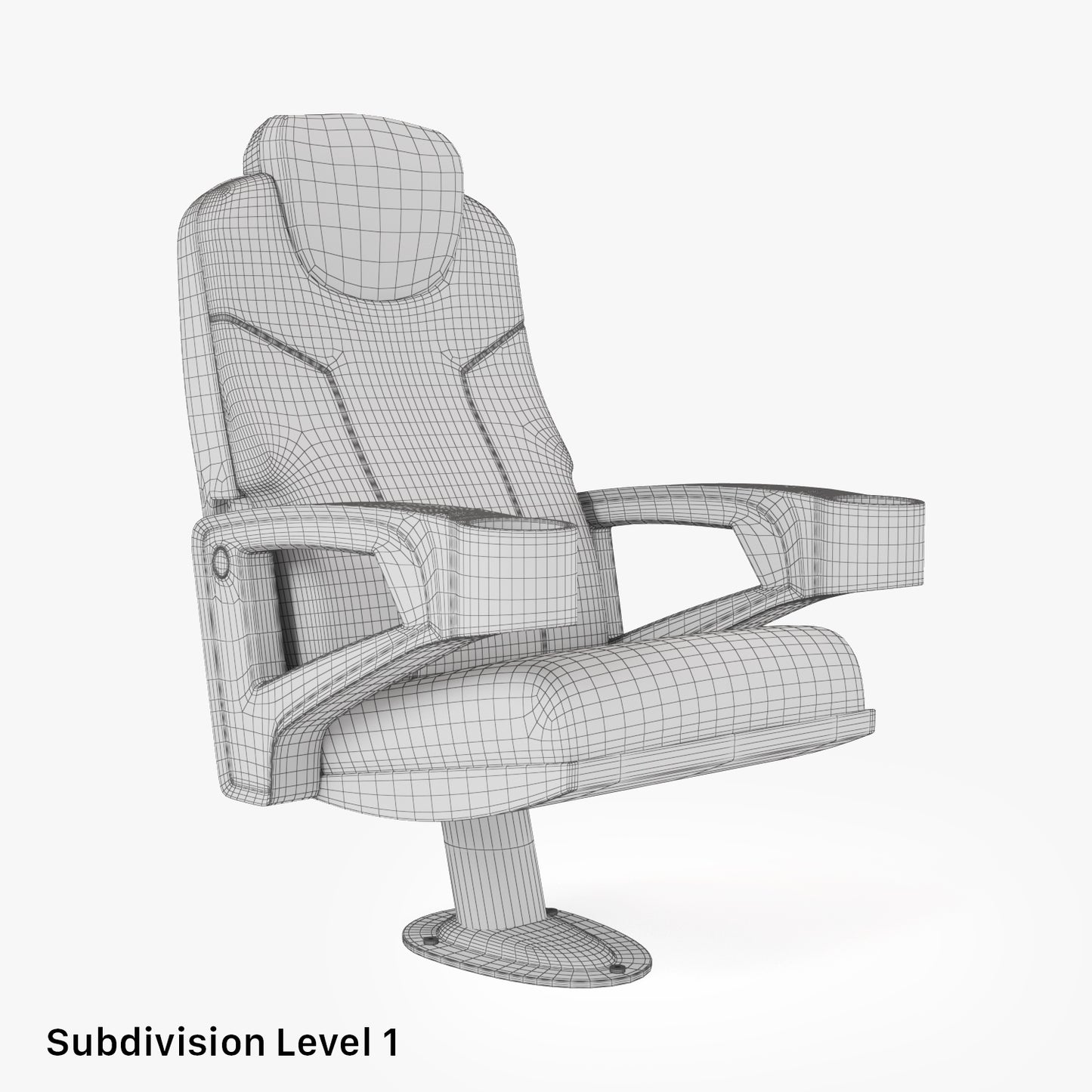 Cinema Chairs Collection 3D Model