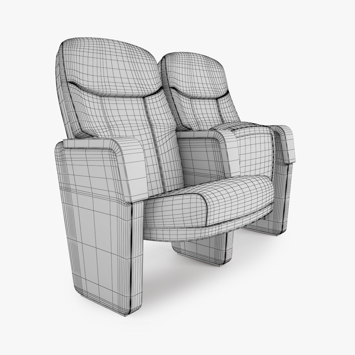 Cinema Chairs Collection 3D Model