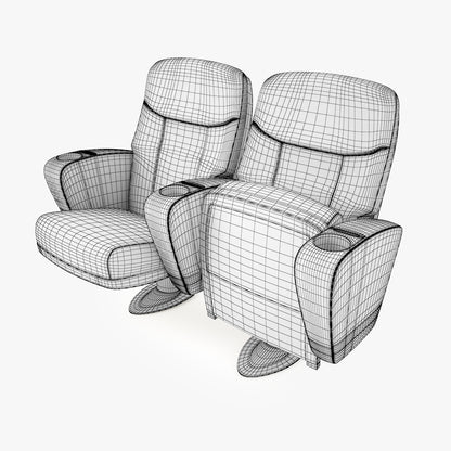 Cinema Chairs Collection 3D Model