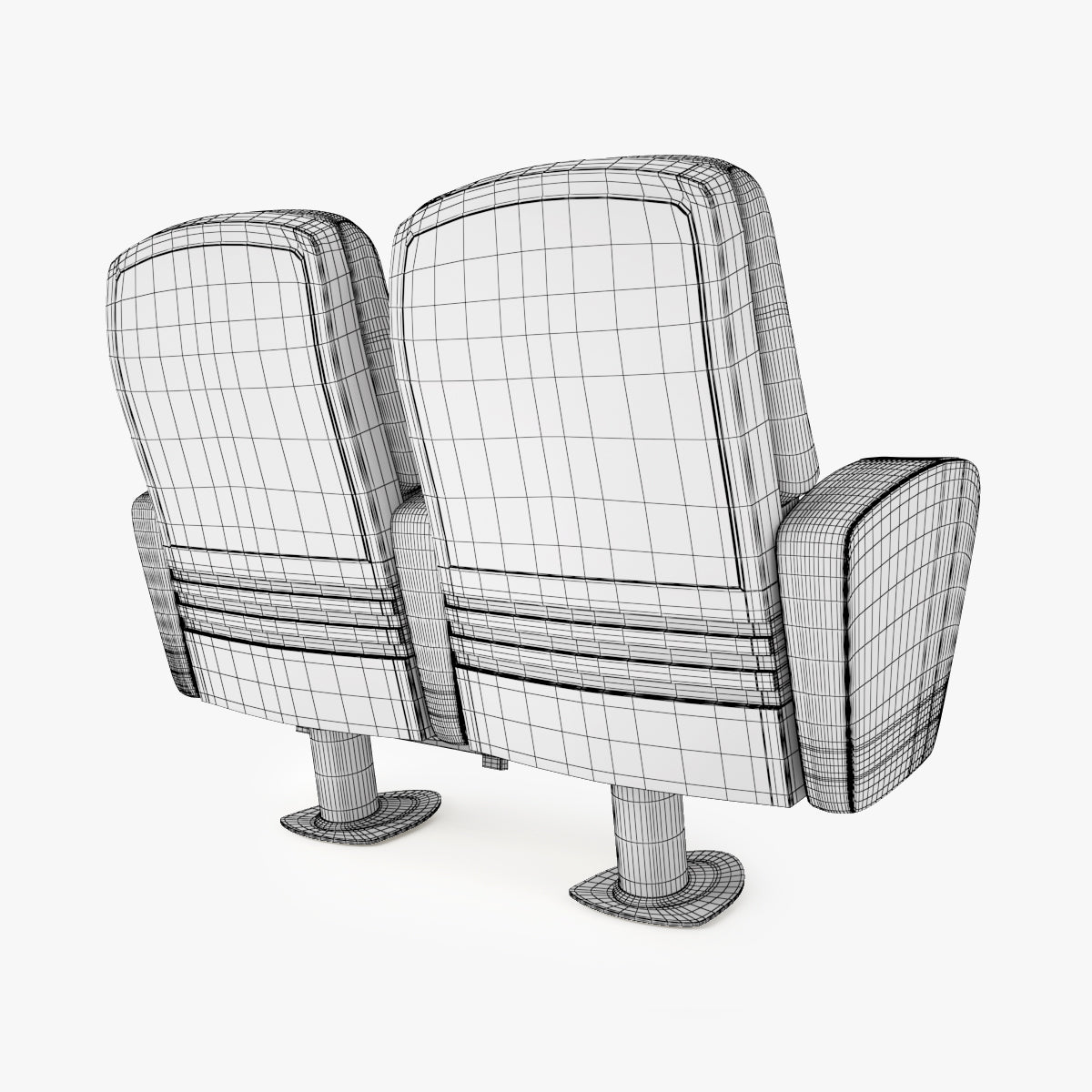 Cinema Chairs Collection 3D Model