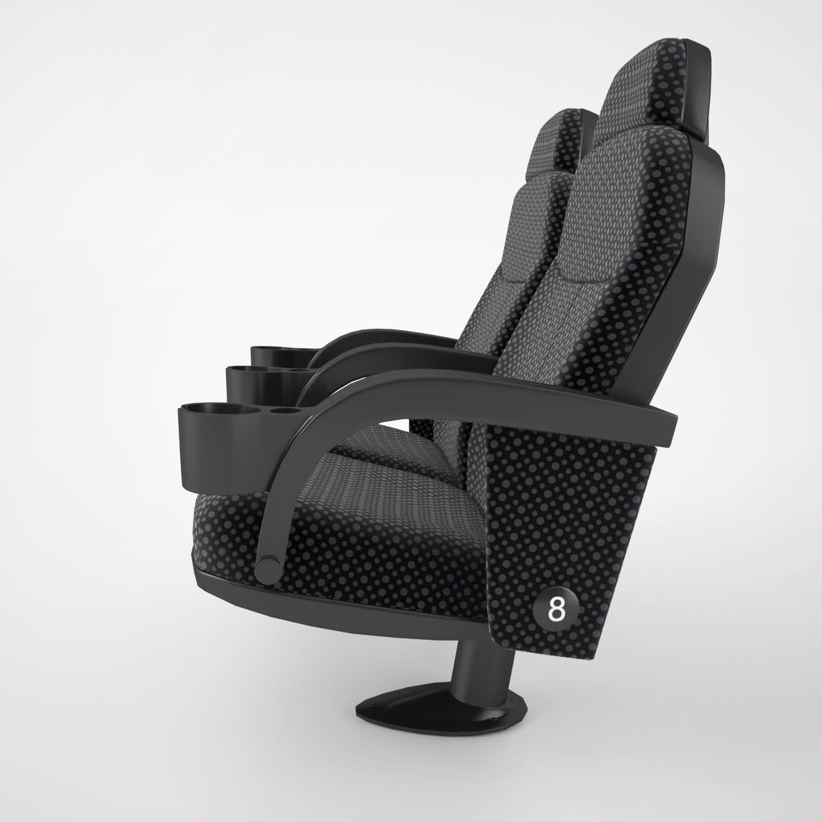 Cinema Chairs Collection 3D Model