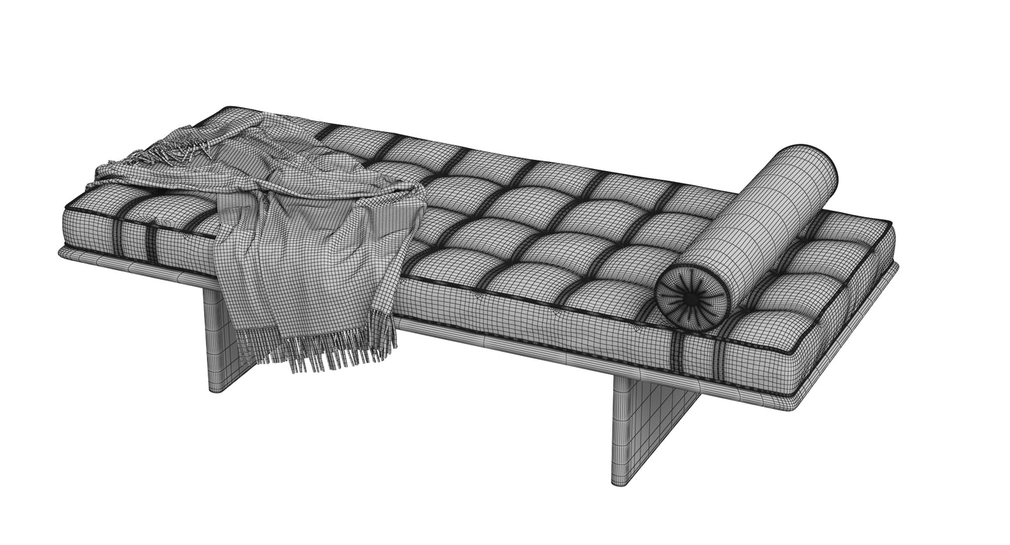 Rustic Daybed 3D Model