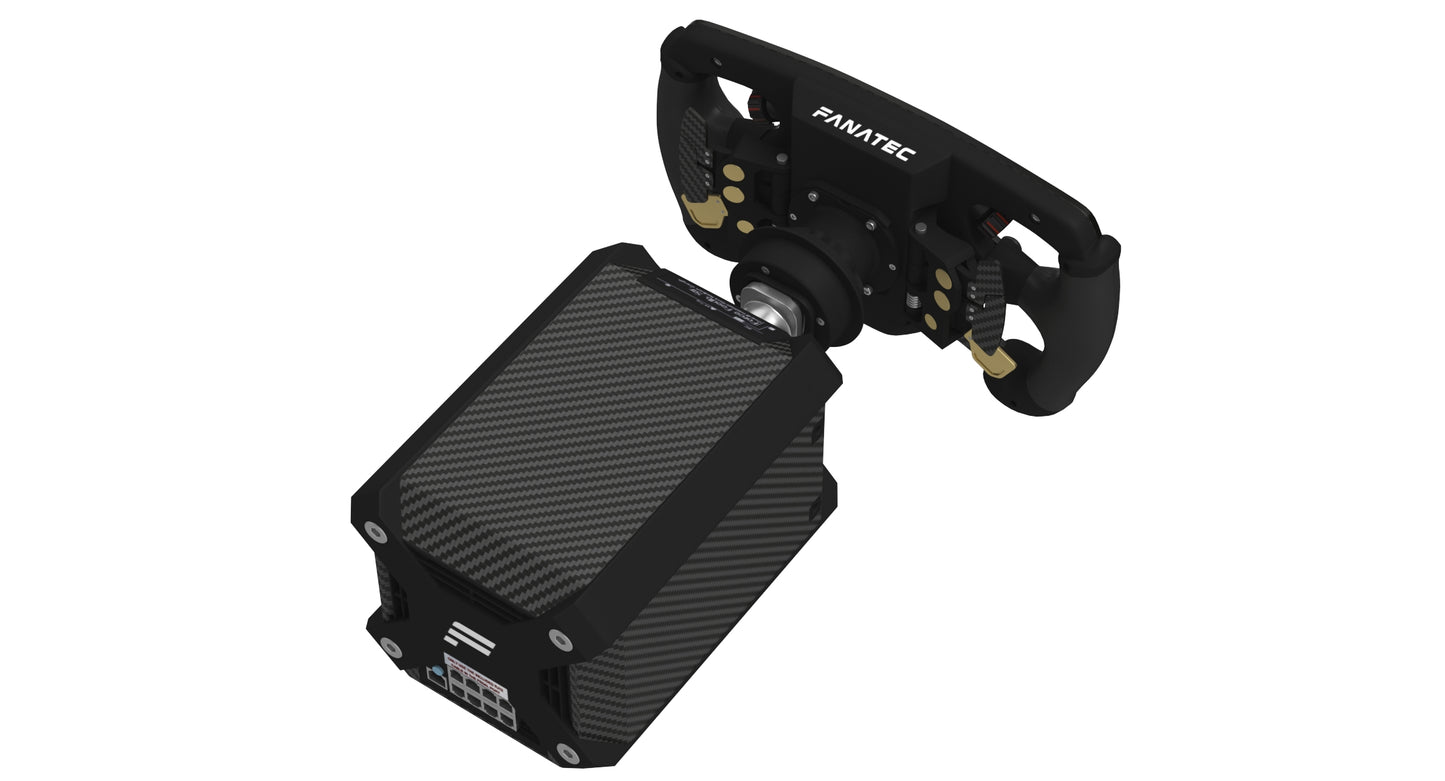 Fanatec Clubsport Steering Wheel and Pedals 3D Model